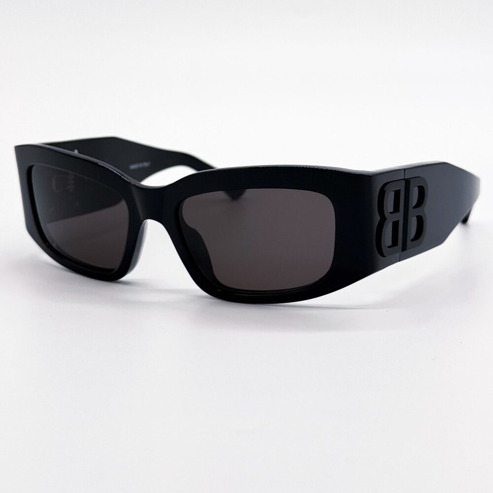 NEW BALENCIAGA BB0360S 001 SUNGLASSES BLACK WOMEN EYEWEAR